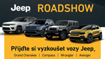 Přijďte si vyzkoušet vozy Jeep v rámci ROADSHOW v Uherském Hradišti