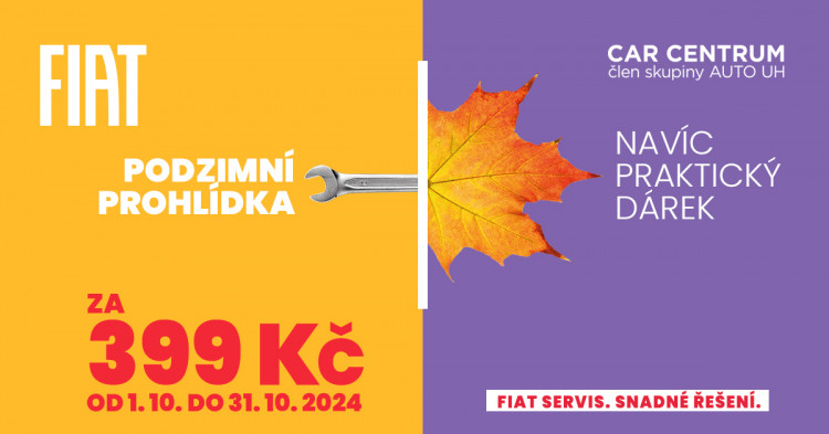 Podzimní servisní prohlídka za 399 Kč + dárek zdarma!